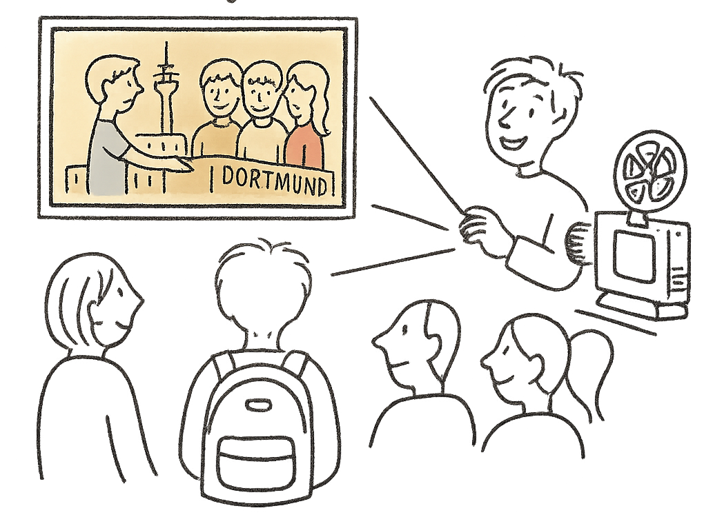 Illustration présentation film